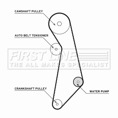 Water Pump & Timing Belt Kit (FTW1003)