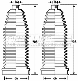 Bellow Kit, steering (FSG3278)