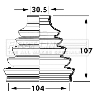 Bellow Kit, drive shaft (FCB6116)