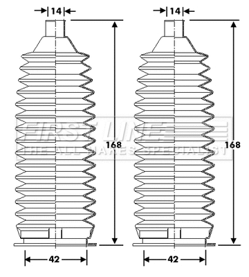 Bellow Kit, steering (FSG3426)