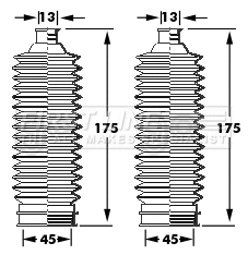 Bellow Kit, steering (FSG3395)