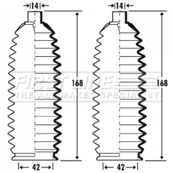 Bellow Kit, steering (FSG3344)