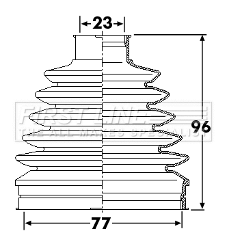 Bellow Kit, drive shaft (FCB6247)