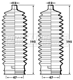 Bellow Kit, steering (FSG3306)