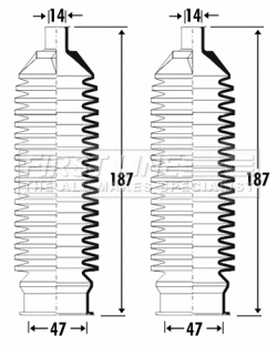 Bellow Kit, steering (FSG3302)