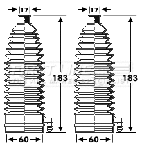 Bellow Kit, steering (FSG3283)