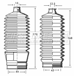 Bellow Kit, steering (FSG3232)
