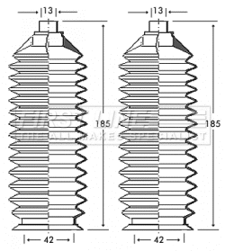 Bellow Kit, steering (FSG3240)