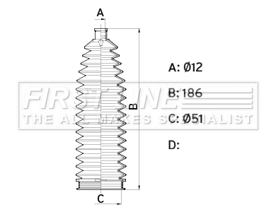 Bellow Kit, steering