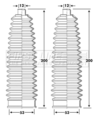 Bellow Kit, steering (FSG3425)
