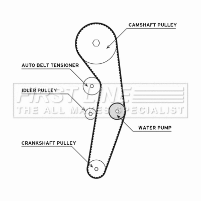 Water Pump & Timing Belt Kit (FTW1010)