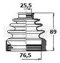 Bellow Kit, drive shaft (FCB6125)
