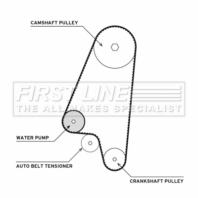 Water Pump & Timing Belt Kit (FTW1014)