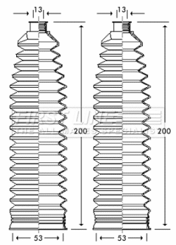 Bellow Kit, steering (FSG3258)
