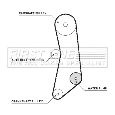 Water Pump & Timing Belt Kit (FTW1024)