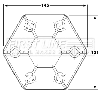 Joint, propshaft (FDC102)
