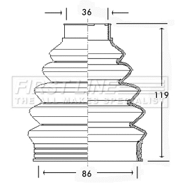 Bellow Kit, drive shaft (FCB2280)