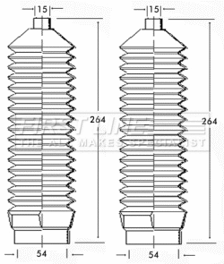 Bellow Kit, steering (FSG3178)