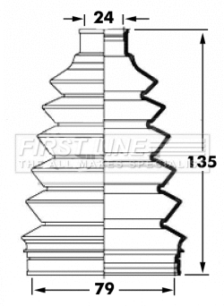 Bellow Kit, drive shaft (FCB6034)