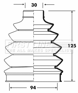 Bellow Kit, drive shaft (FCB6079)