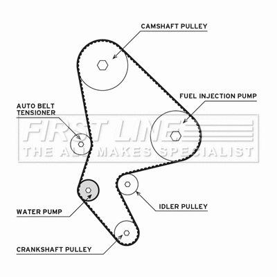Water Pump & Timing Belt Kit (FTW1019)