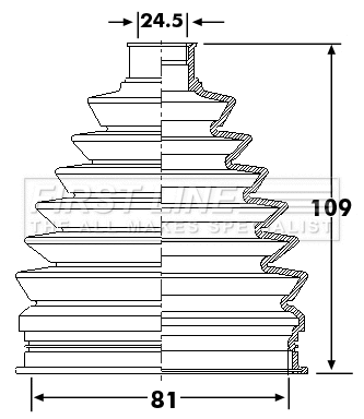 Bellow Kit, drive shaft (FCB6234)