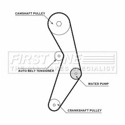 Water Pump & Timing Belt Kit (FTW1073)