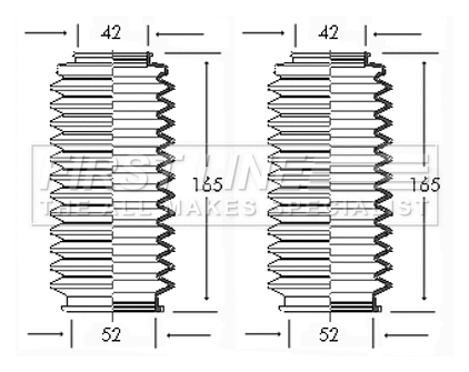 Bellow Kit, steering (FSG3017)
