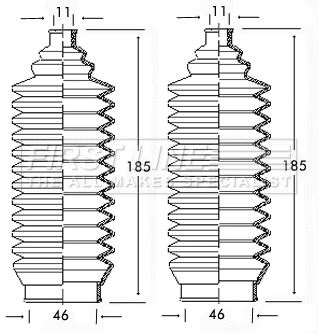 Bellow Kit, steering (FSG3122)