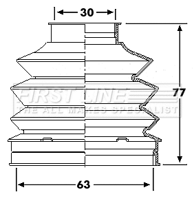Bellow Kit, drive shaft (FCB6195)