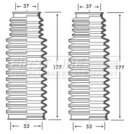 Bellow Kit, steering (FSG3223)