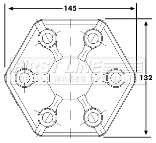Joint, propshaft (FDC104)