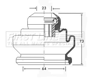 Bellow Kit, drive shaft (FCB2440)