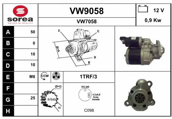 Starter (VW9058)
