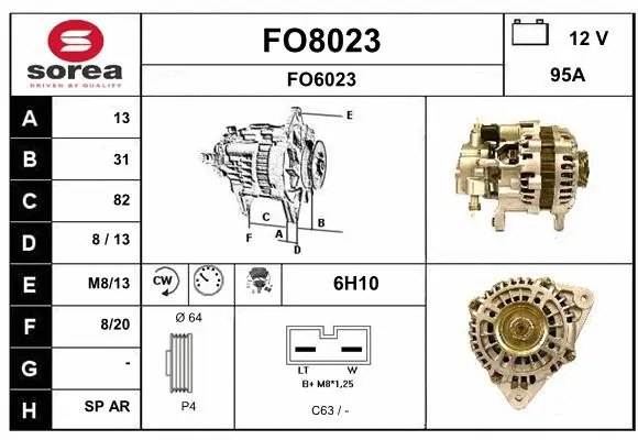 Alternator (FO8023)