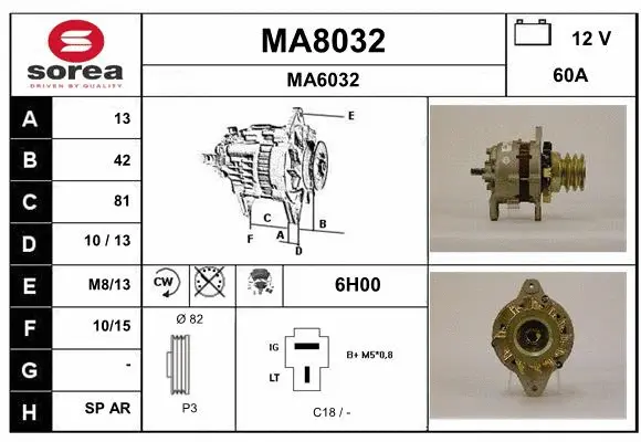 Alternator (MA8032)