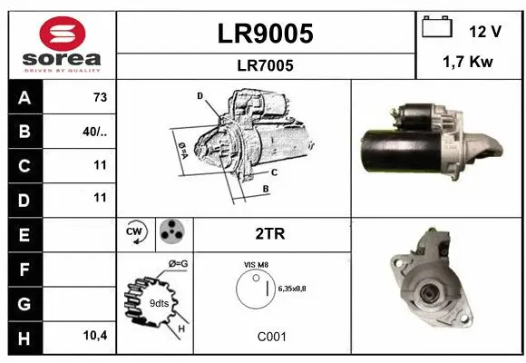Starter (LR9005)