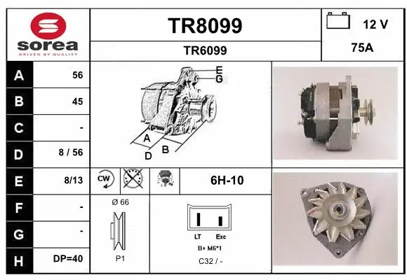 Alternator (TR8099)