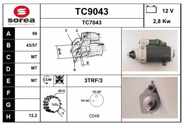 Starter (TC9043)