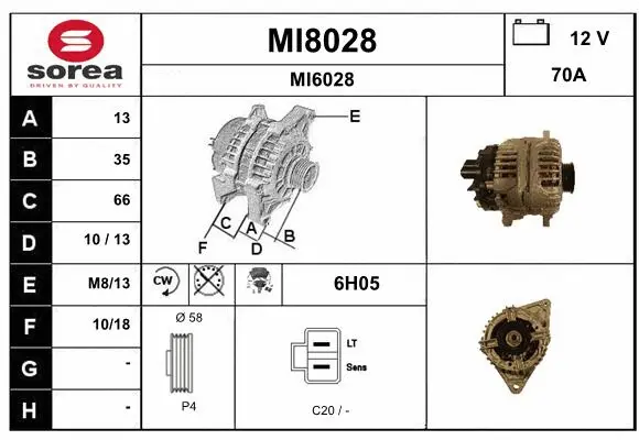 Alternator (MI8028)