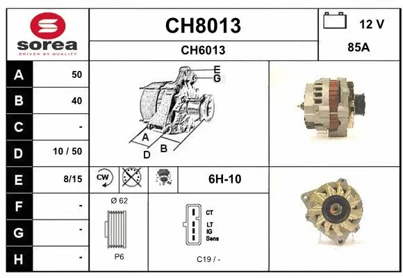 Alternator (CH8013)