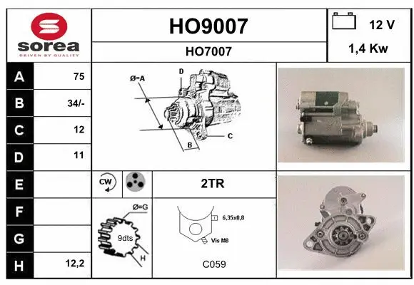 Starter (HO9007)
