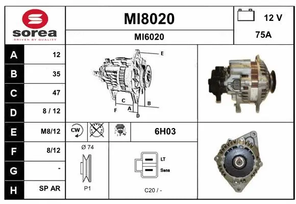 Alternator (MI8020)