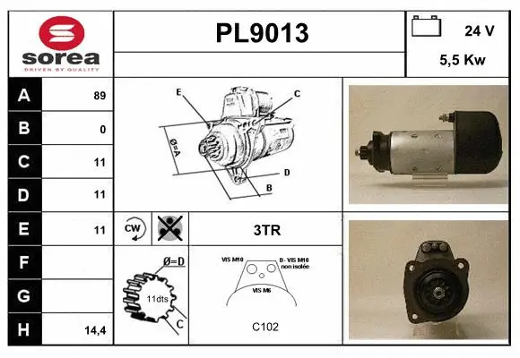 Starter (PL9013)