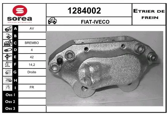 Brake Caliper (1284002)