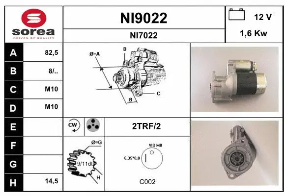 Starter (NI9022)