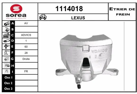 Brake Caliper (1114018)