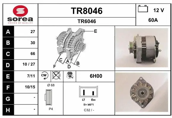 Alternator (TR8046)