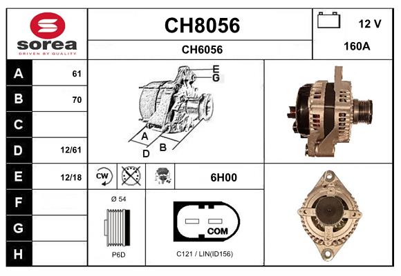 Alternator (CH8056)