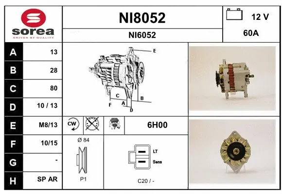 Alternator (NI8052)